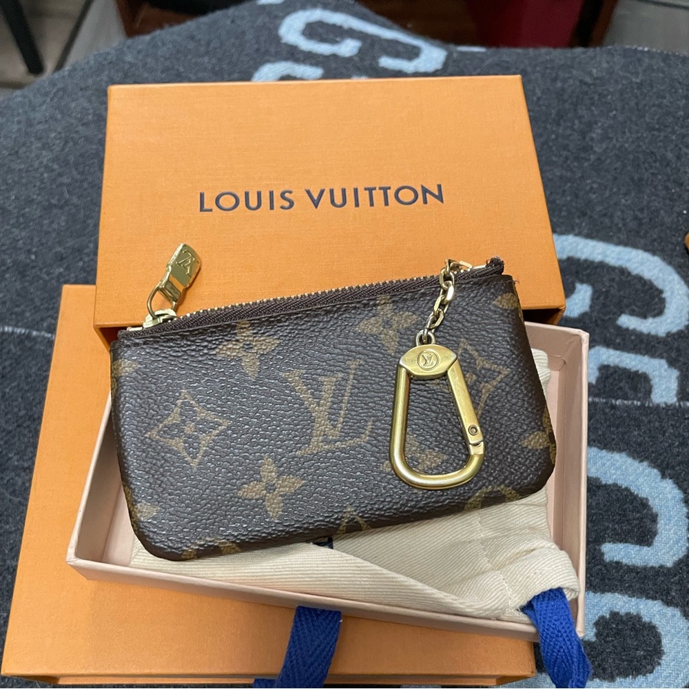 Louis Vuitton Monogram Coin Pouch w/ Chain